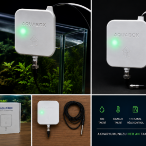 Aquabox Combo - Kapsamlı Akıllı Akvaryum Tam Takip Paketi (TDS + pH + Isı)